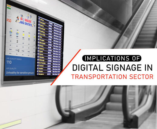 Digital Signage in Transport Sector