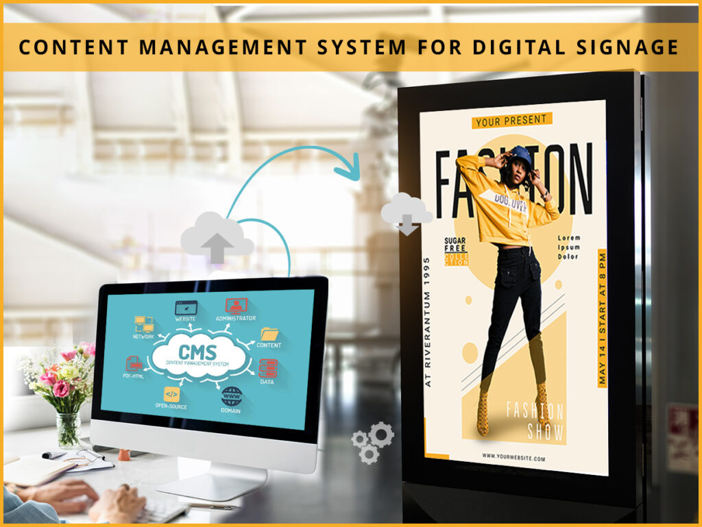 Content Management System for digital signage