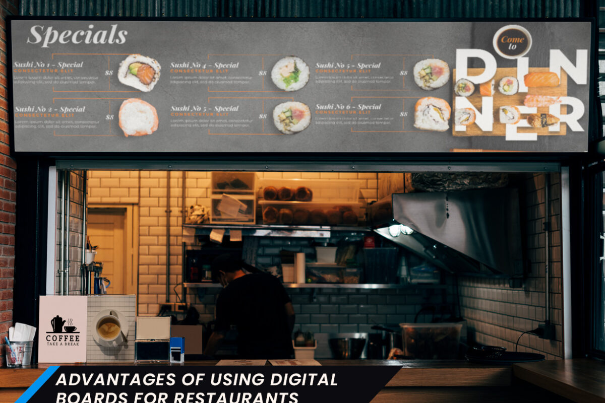 Digital Boards for Restaurants