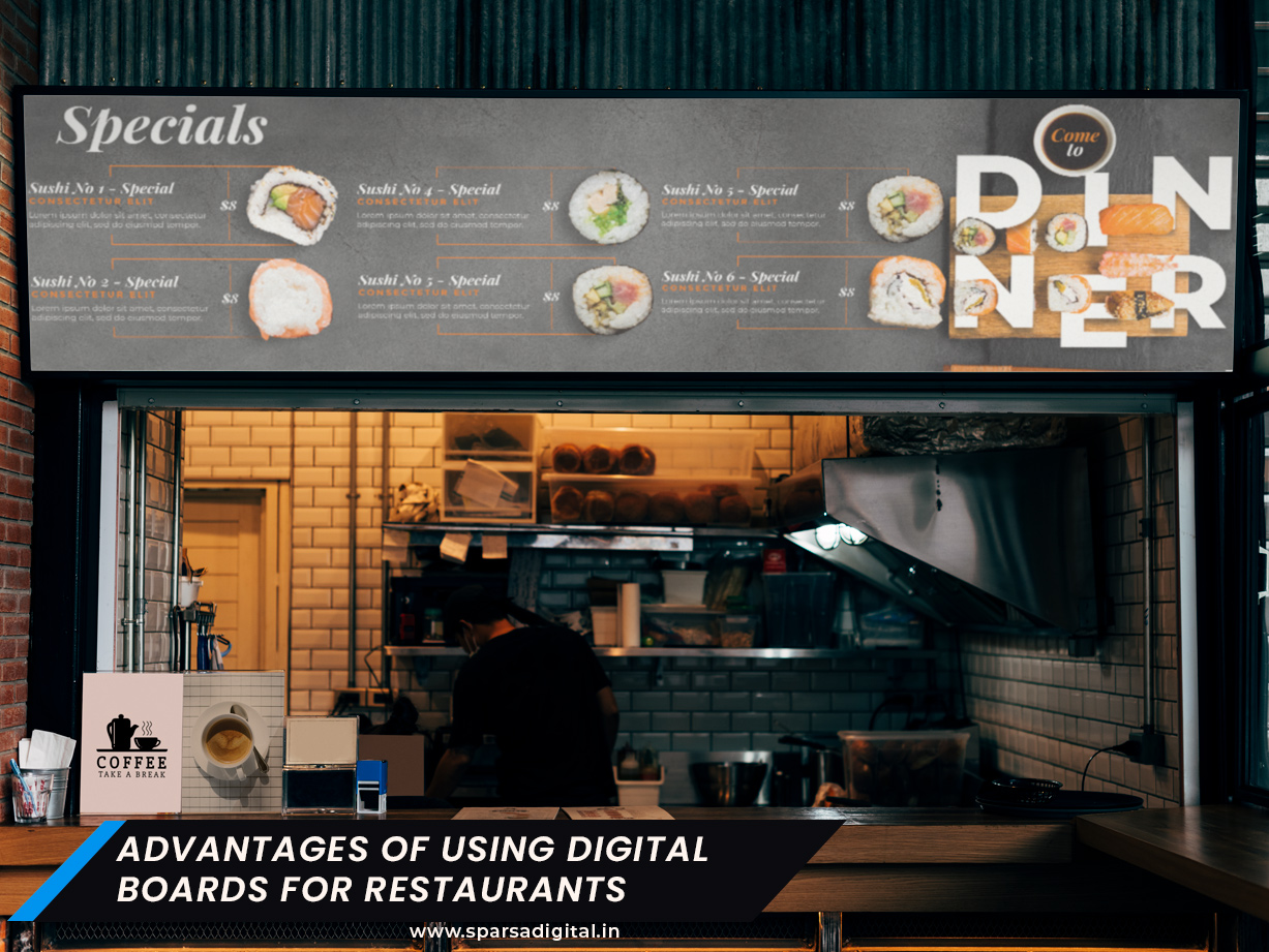 Digital Boards for Restaurants