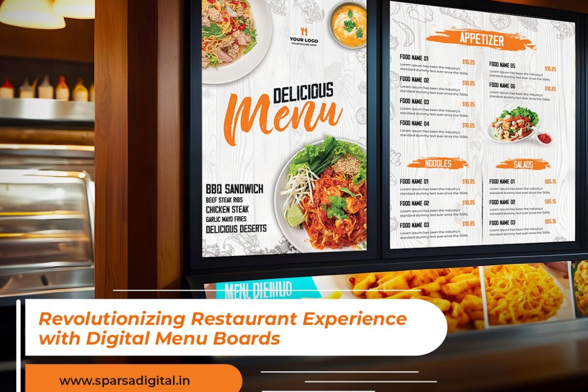 Revolutionizing Restaurant Experience with Digital Menu Boards