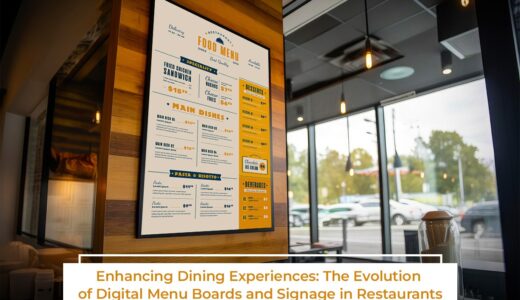 Enhancing Dining Experiences The Evolution of Digital Menu Boards and Signage in Restaurants