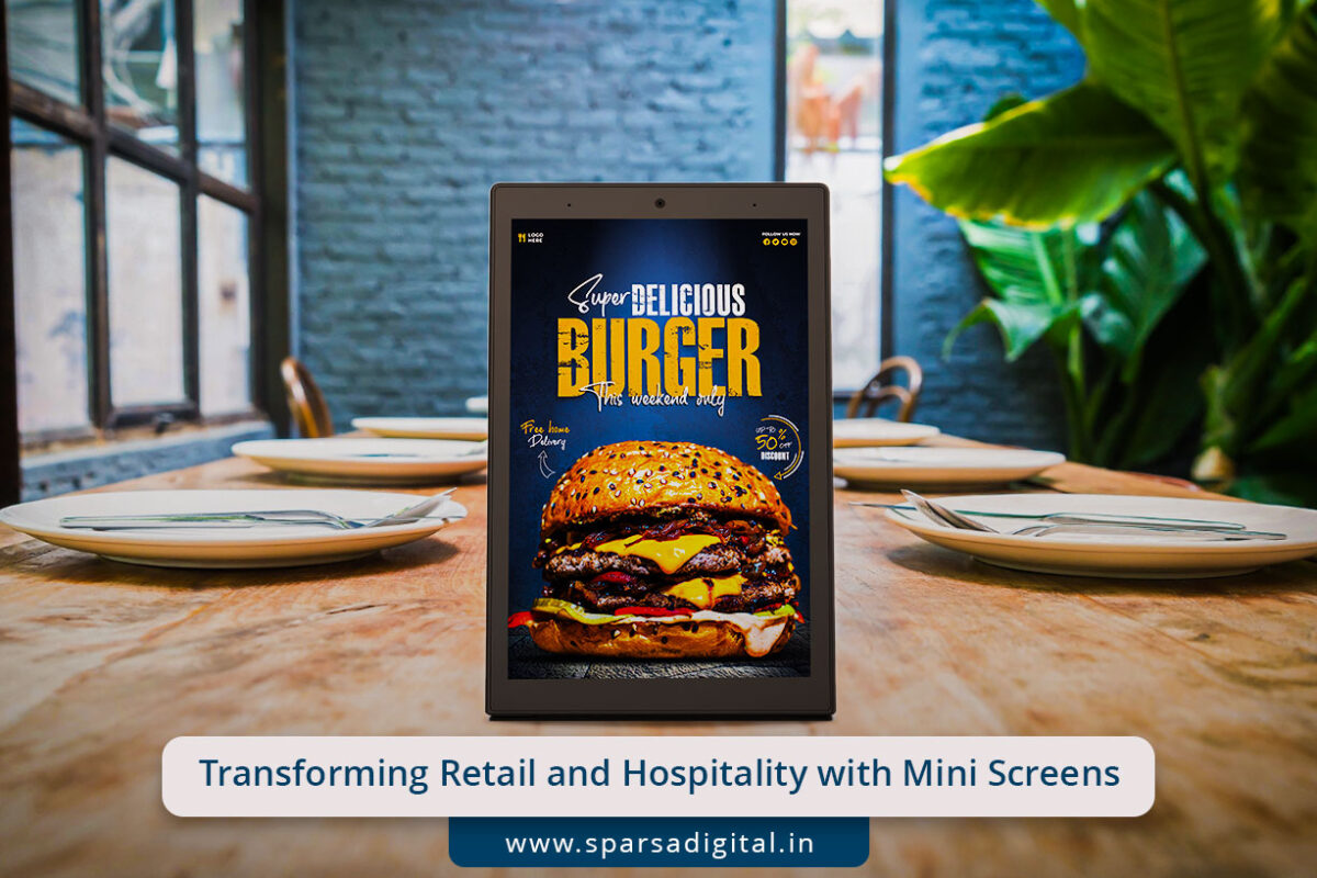 Transforming Retail and Hospitality with Mini Screens