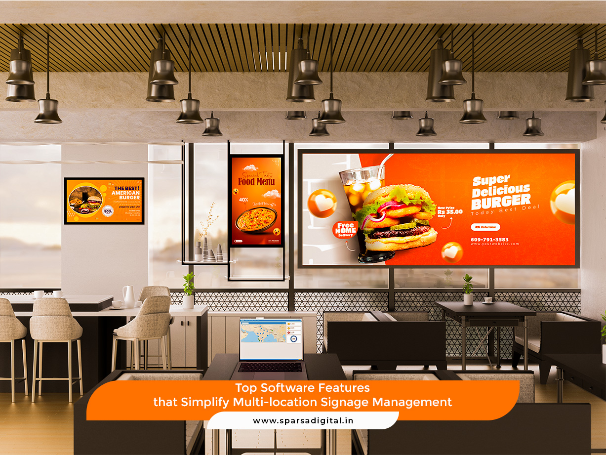 Software for Multi location Signage Management
